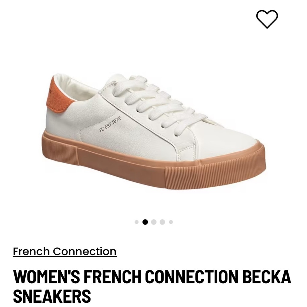 French connection becka sneaker size 8